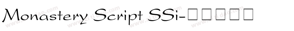 Monastery Script SSi字体转换